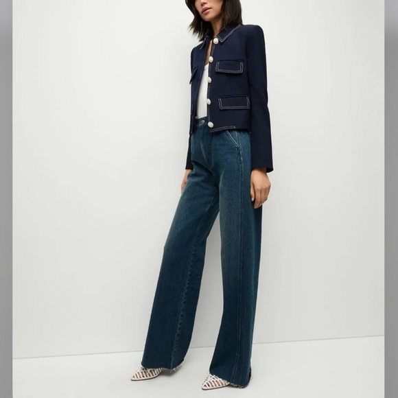 Veronica Beard Constantine Jacket in Navy Size 16 - Picture 6 of 12